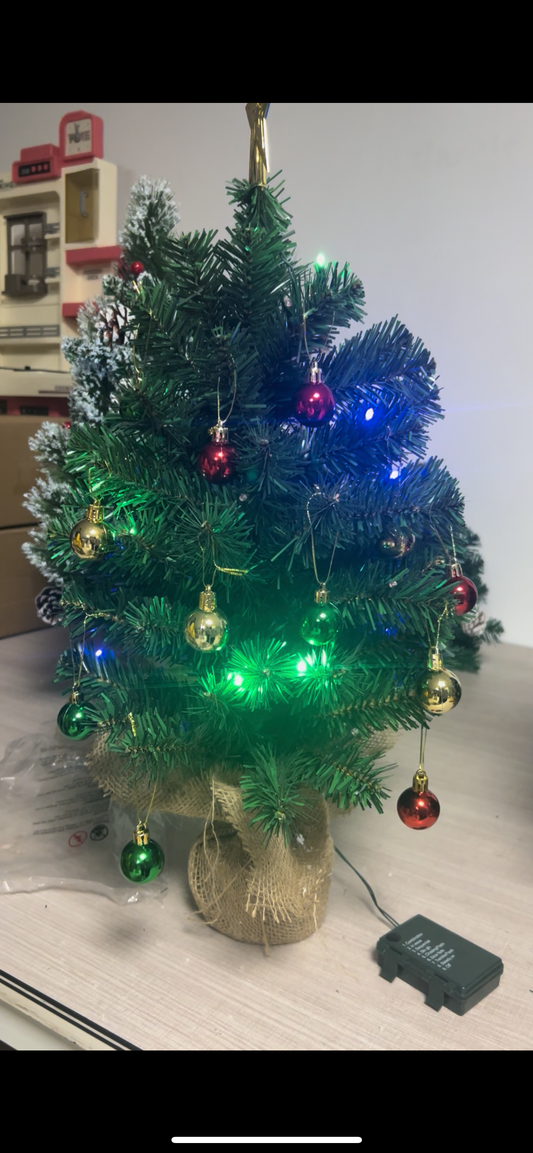 Yexmas 2PCS Mini Christmas Tree