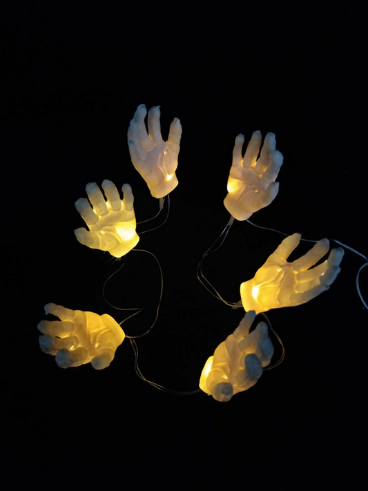 5PC Glow-in-the-Dark Hands with Multiple Light Modes