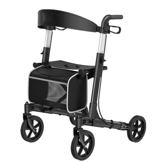 COSYWILL Walker with Seat,Light Red